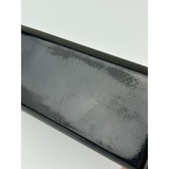 Russian Black Lacquer Hand Painted Artist Signed Trinket Box Hinged Sled Horse - Picture 14 of 16